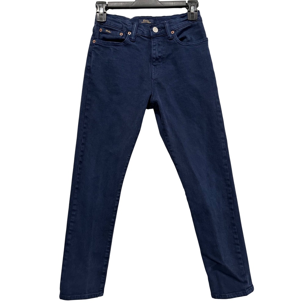 Polo Ralph Lauren Sullivan Slim Navy Blue Jeans Kids Size 12‎ Adjustable Waist